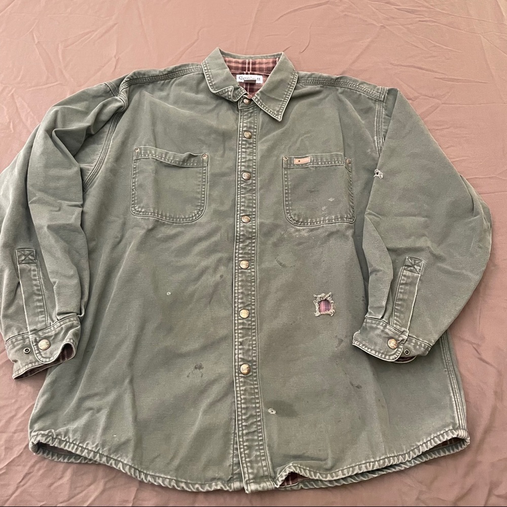 Carhartt Snap Down Flannel Lined Jacket